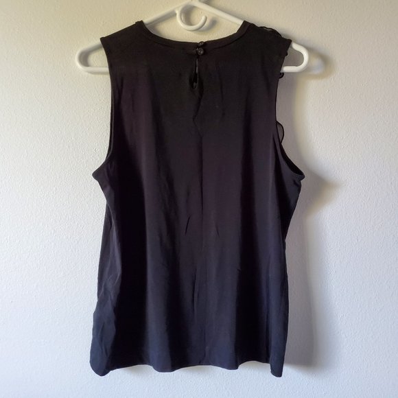 Banana Republic Petite (Petite Large black blouse) - Picture 2 of 8